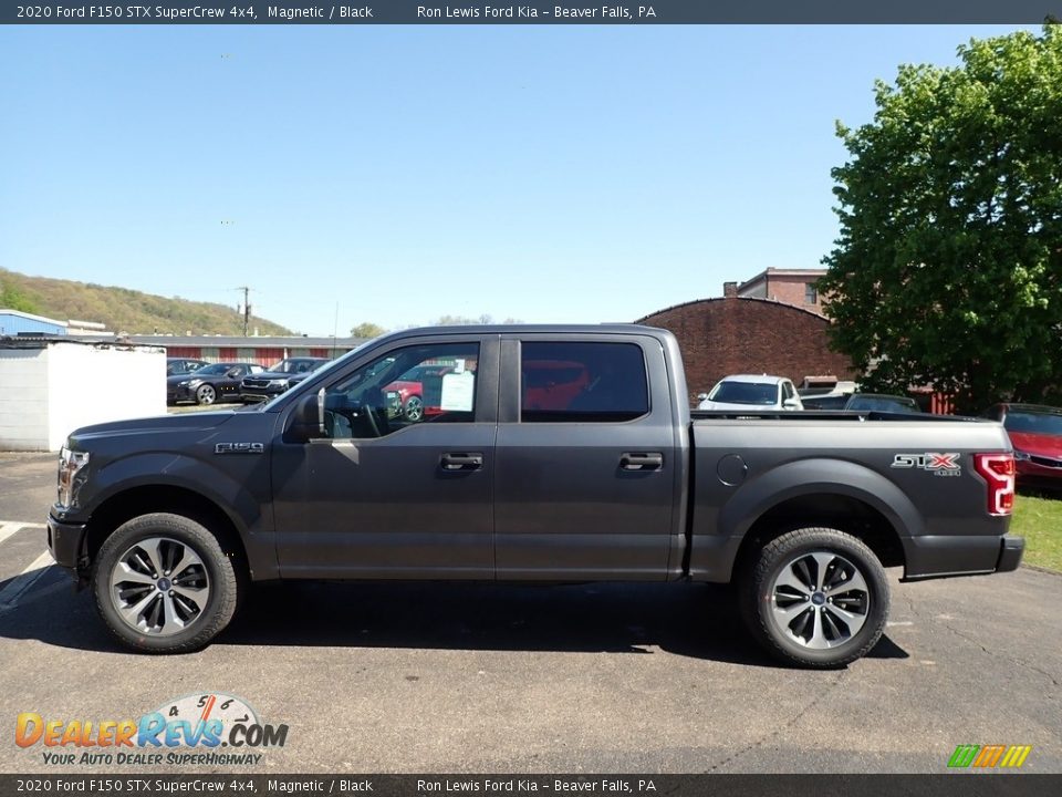 2020 Ford F150 STX SuperCrew 4x4 Magnetic / Black Photo #5