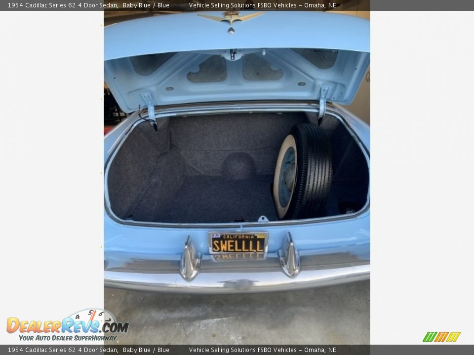 1954 Cadillac Series 62 4 Door Sedan Baby Blue / Blue Photo #24