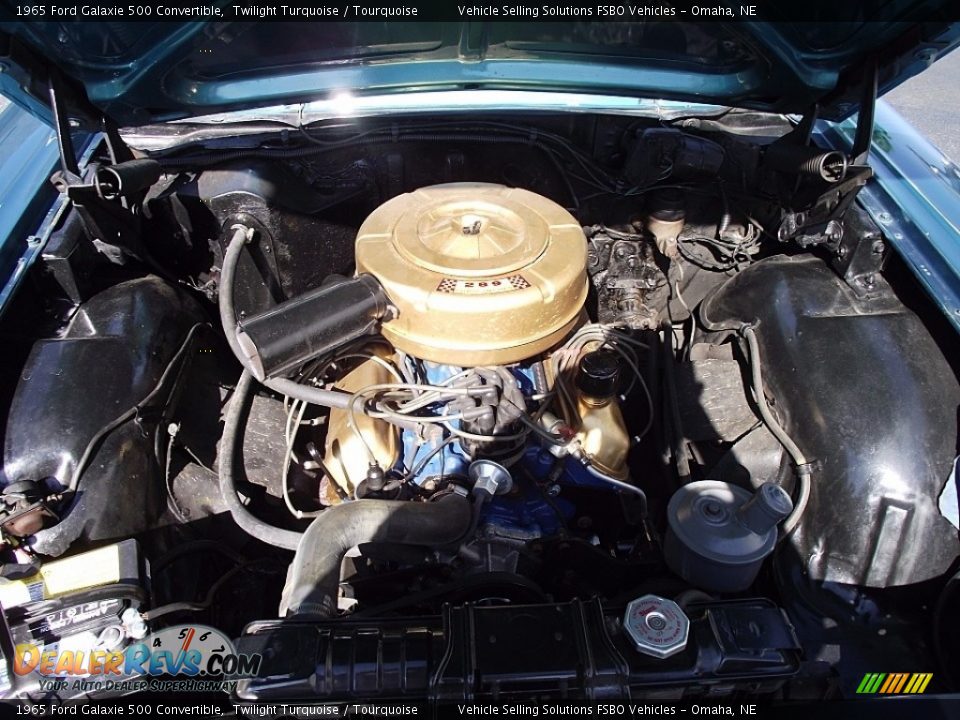 1965 Ford Galaxie 500 Convertible 289 4v Engine Photo #21