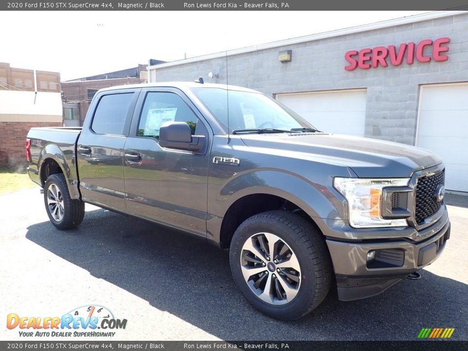 2020 Ford F150 STX SuperCrew 4x4 Magnetic / Black Photo #8