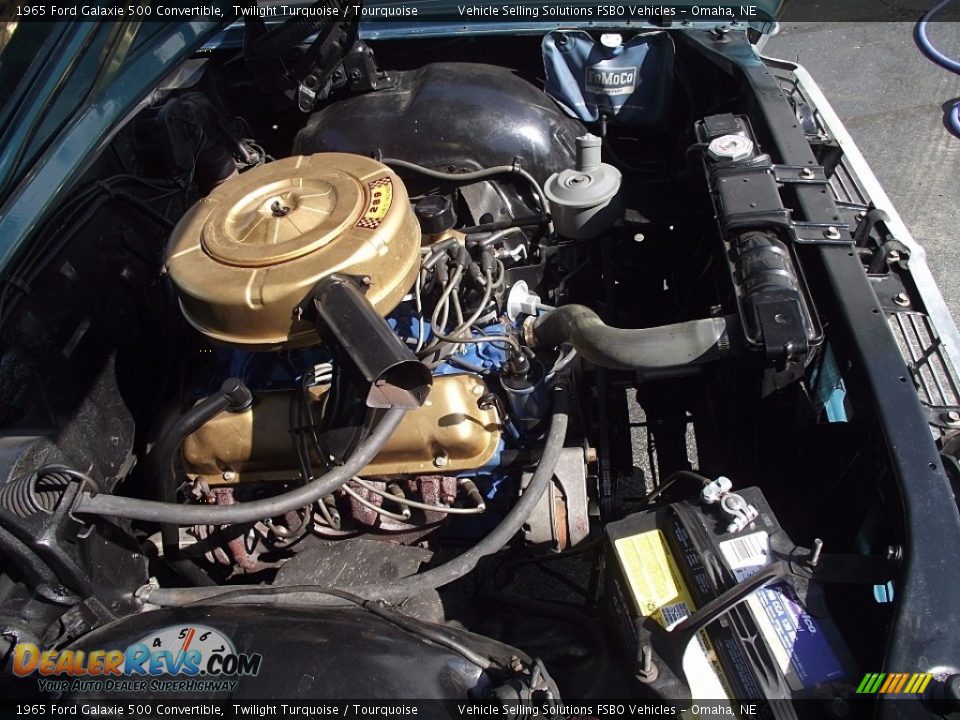 1965 Ford Galaxie 500 Convertible 289 4v Engine Photo #22