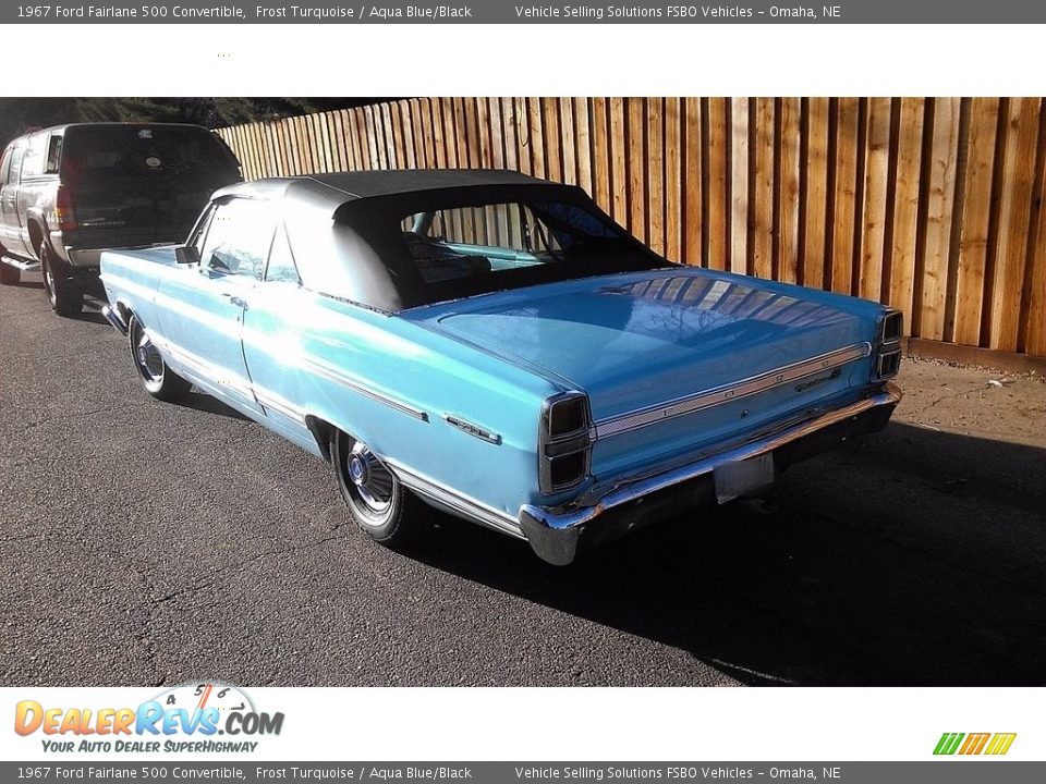 Frost Turquoise 1967 Ford Fairlane 500 Convertible Photo #4