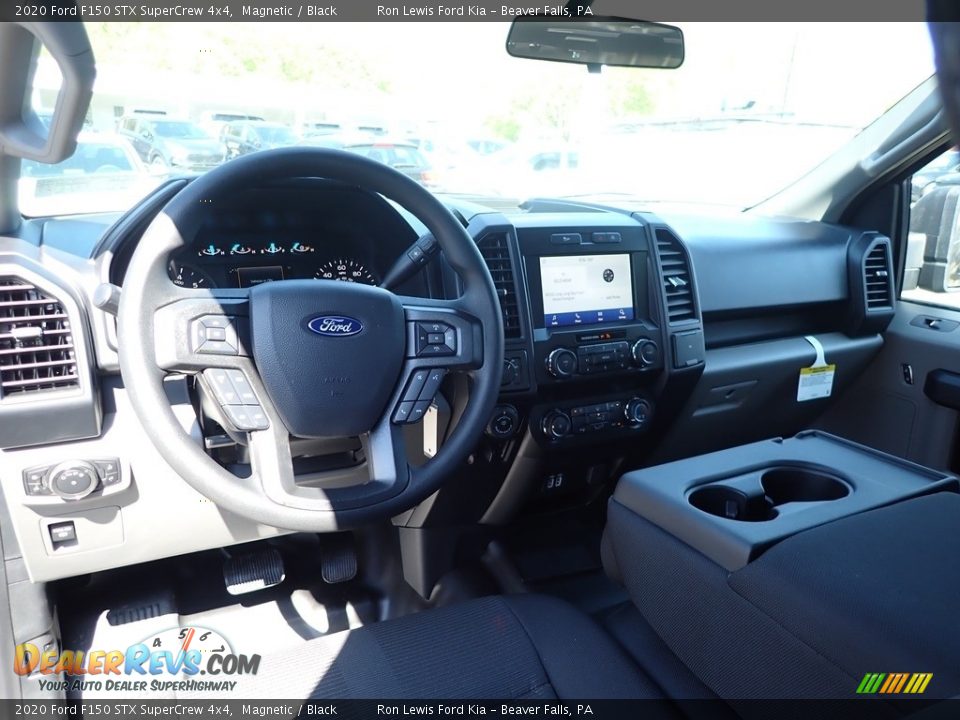 2020 Ford F150 STX SuperCrew 4x4 Magnetic / Black Photo #15
