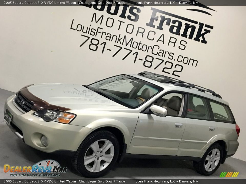 2005 Subaru Outback 3.0 R VDC Limited Wagon Champagne Gold Opal / Taupe Photo #16