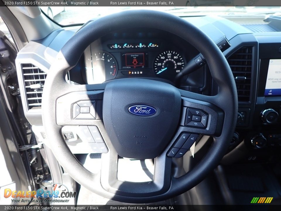 2020 Ford F150 STX SuperCrew 4x4 Magnetic / Black Photo #18