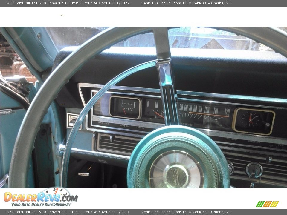 1967 Ford Fairlane 500 Convertible Steering Wheel Photo #14
