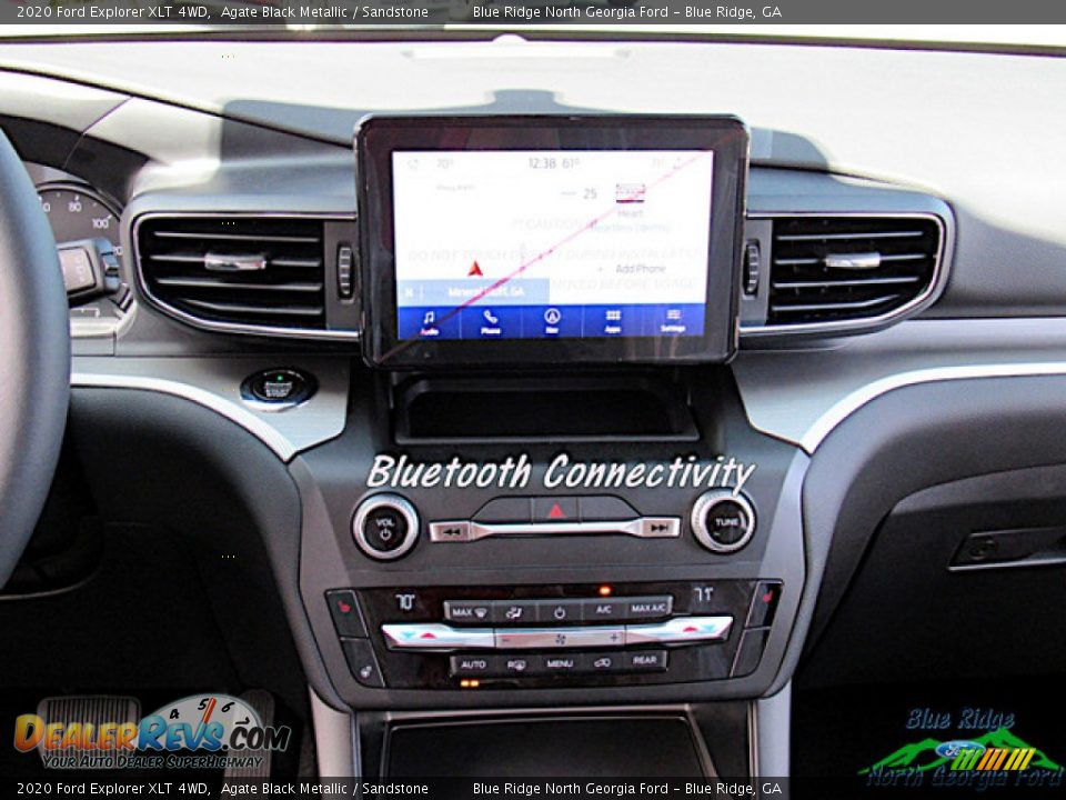 2020 Ford Explorer XLT 4WD Agate Black Metallic / Sandstone Photo #19