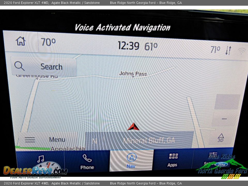 2020 Ford Explorer XLT 4WD Agate Black Metallic / Sandstone Photo #23