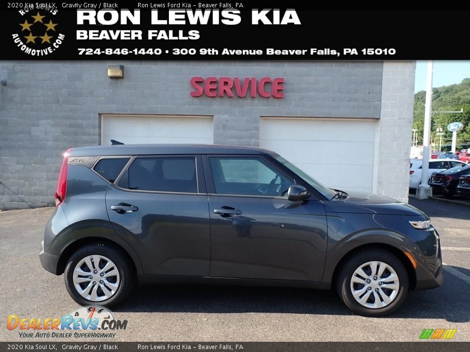 2020 Kia Soul LX Gravity Gray / Black Photo #1
