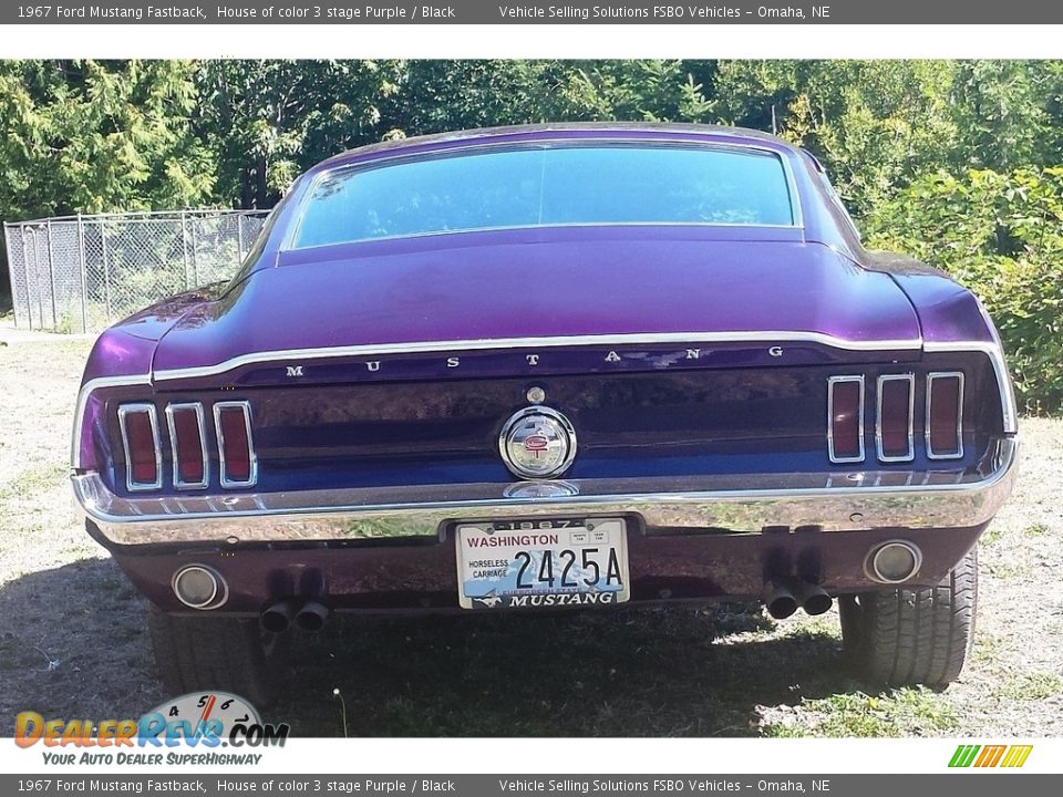 1967 Ford Mustang Fastback House of color 3 stage Purple / Black Photo #4