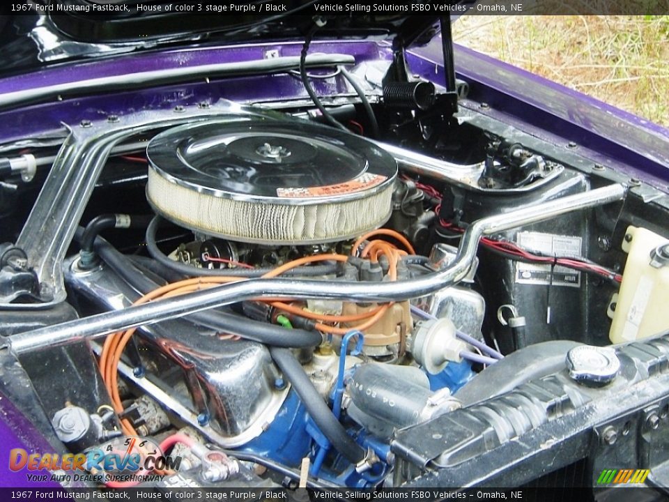 1967 Ford Mustang Fastback House of color 3 stage Purple / Black Photo #5