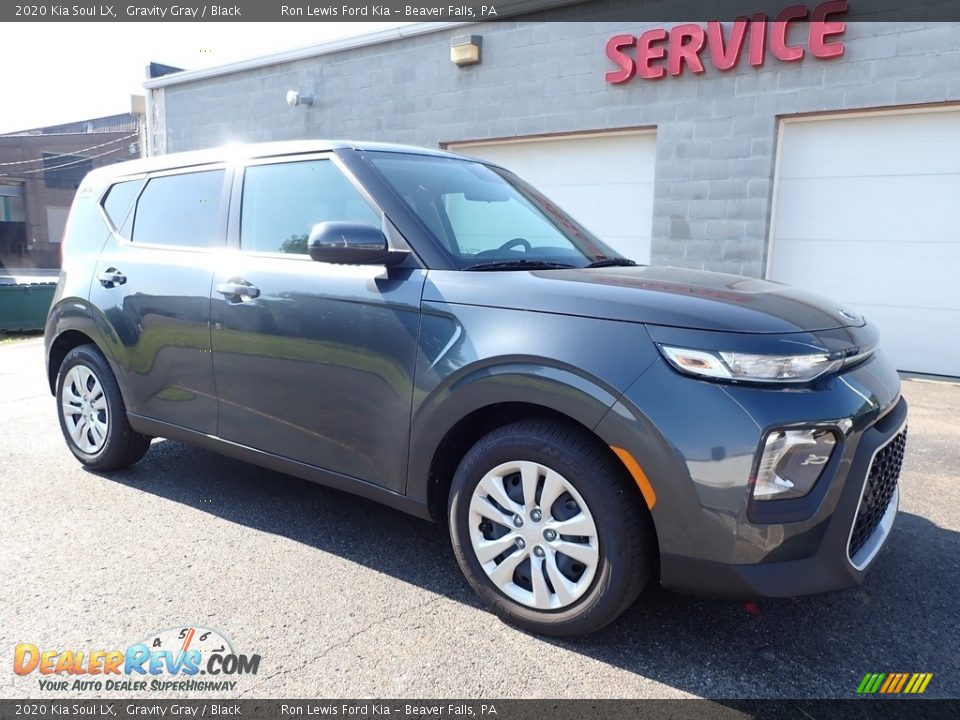2020 Kia Soul LX Gravity Gray / Black Photo #9