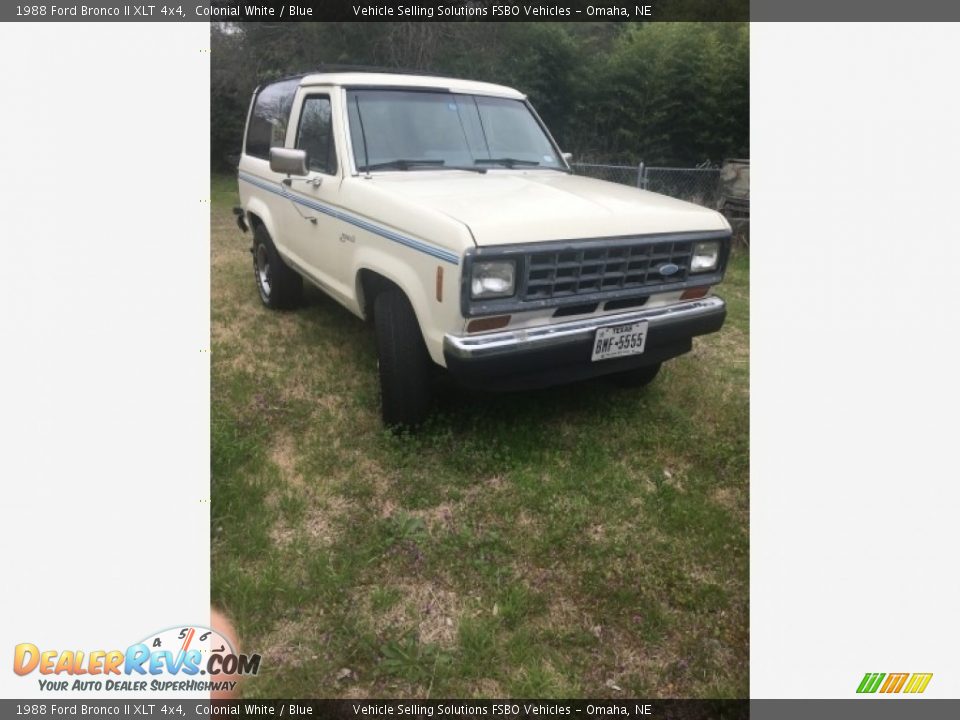 Front 3/4 View of 1988 Ford Bronco II XLT 4x4 Photo #1