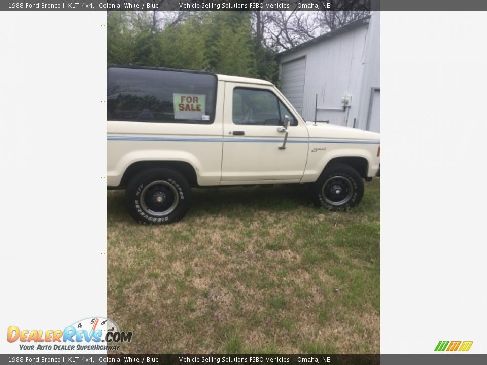 Colonial White 1988 Ford Bronco II XLT 4x4 Photo #2