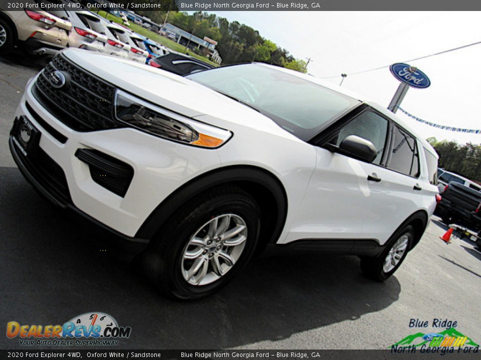 2020 Ford Explorer 4WD Oxford White / Sandstone Photo #29