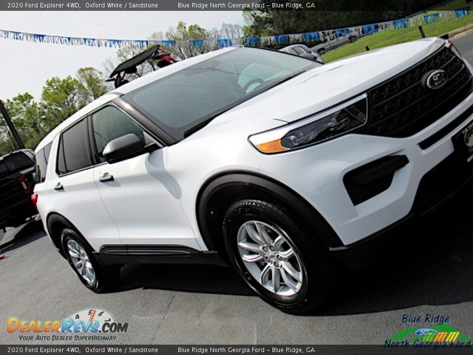 2020 Ford Explorer 4WD Oxford White / Sandstone Photo #30