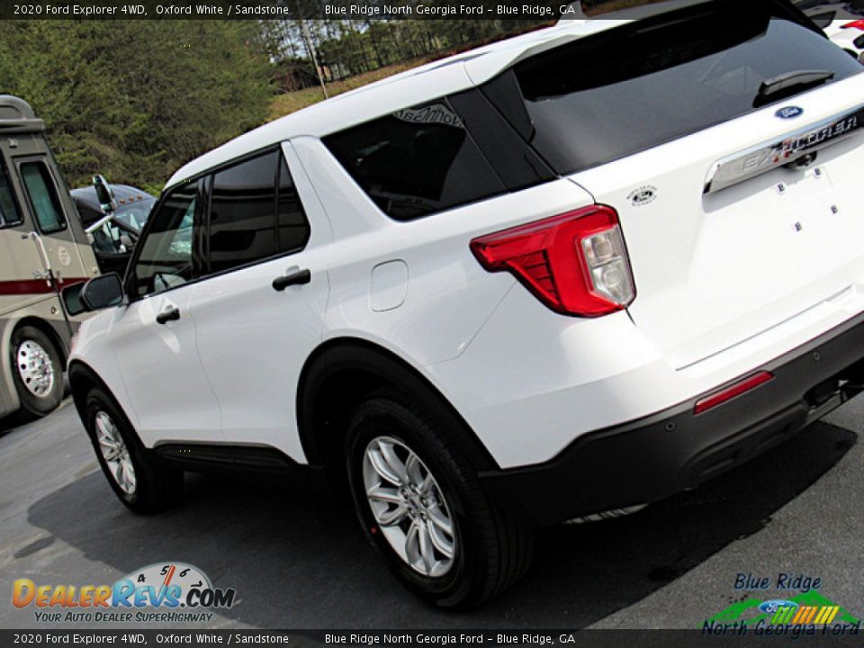 2020 Ford Explorer 4WD Oxford White / Sandstone Photo #32