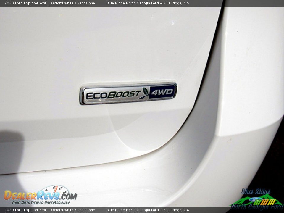 2020 Ford Explorer 4WD Oxford White / Sandstone Photo #33
