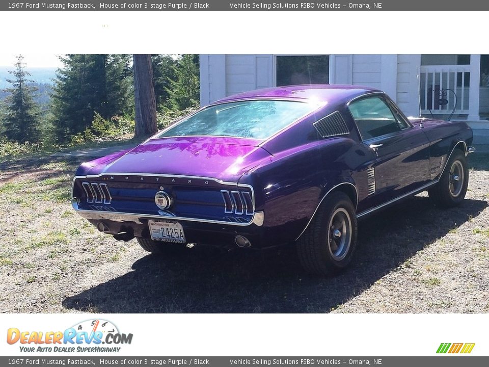 1967 Ford Mustang Fastback House of color 3 stage Purple / Black Photo #29