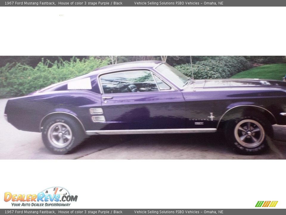 1967 Ford Mustang Fastback House of color 3 stage Purple / Black Photo #32