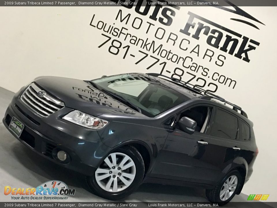 2009 Subaru Tribeca Limited 7 Passenger Diamond Gray Metallic / Slate Gray Photo #4