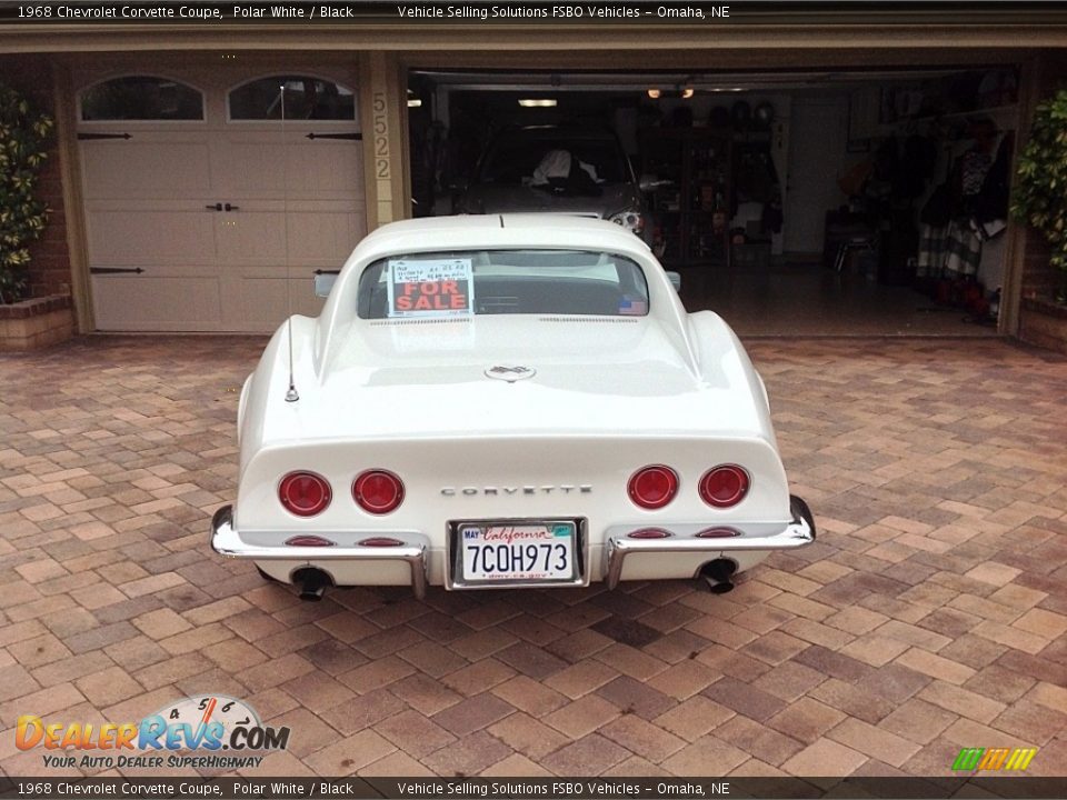 1968 Chevrolet Corvette Coupe Polar White / Black Photo #4