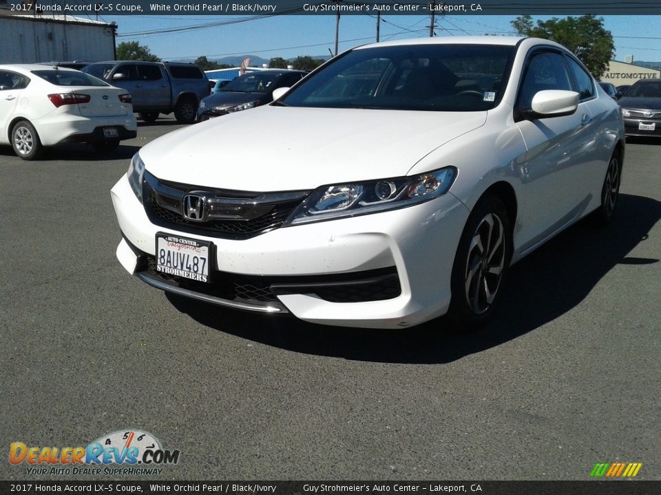 2017 Honda Accord LX-S Coupe White Orchid Pearl / Black/Ivory Photo #2