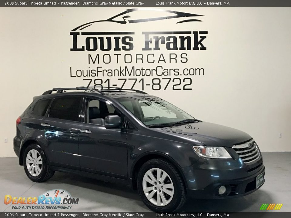 2009 Subaru Tribeca Limited 7 Passenger Diamond Gray Metallic / Slate Gray Photo #17