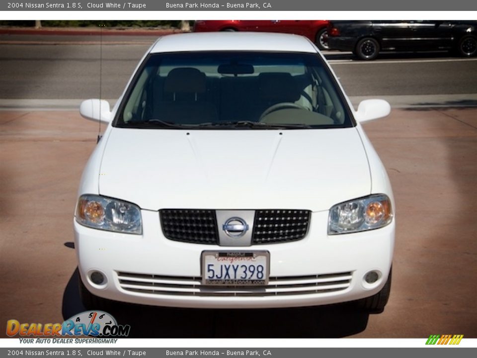 2004 Nissan Sentra 1.8 S Cloud White / Taupe Photo #7