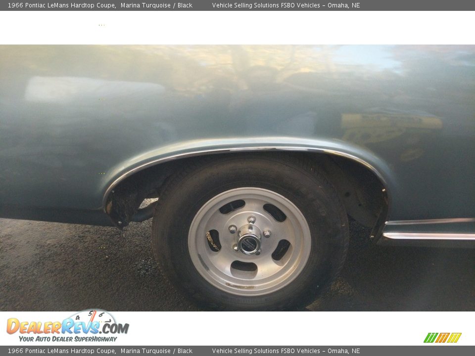 1966 Pontiac LeMans Hardtop Coupe Marina Turquoise / Black Photo #9