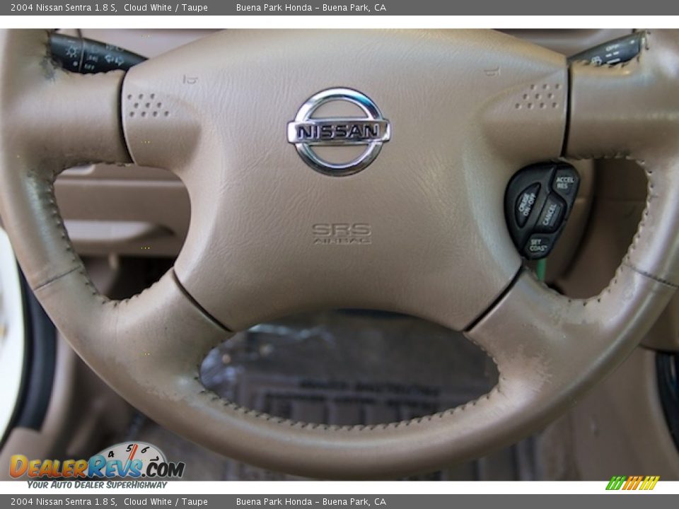 2004 Nissan Sentra 1.8 S Steering Wheel Photo #13