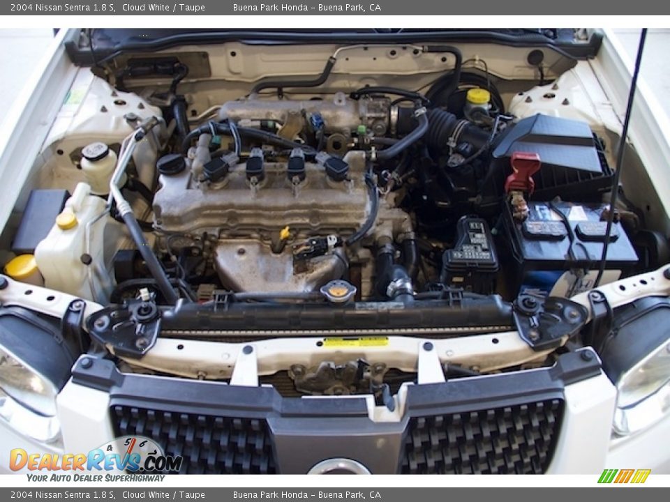 2004 Nissan Sentra 1.8 S 1.8 Liter DOHC 16-Valve 4 Cylinder Engine Photo #25