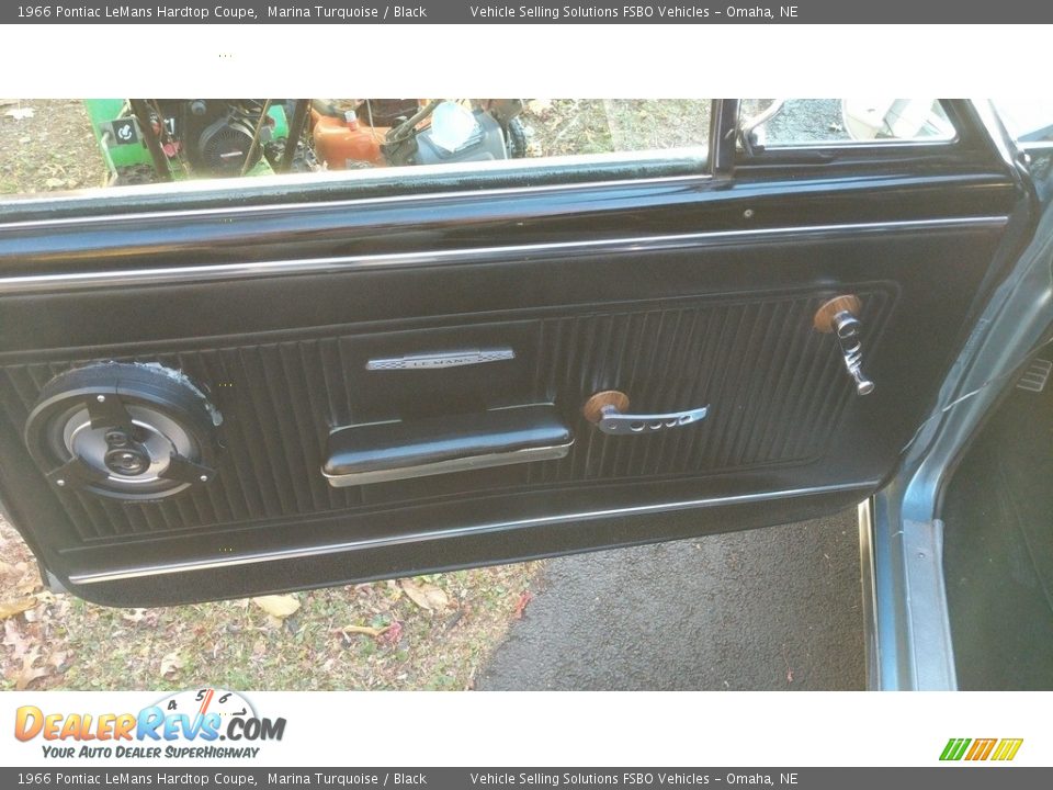 1966 Pontiac LeMans Hardtop Coupe Marina Turquoise / Black Photo #25