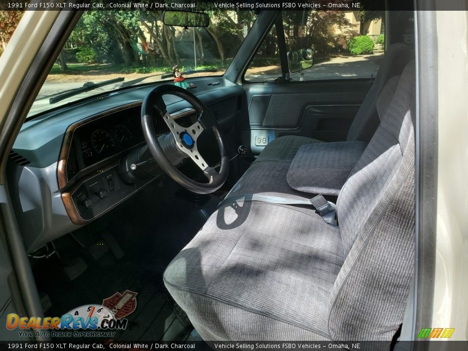 Front Seat of 1991 Ford F150 XLT Regular Cab Photo #5