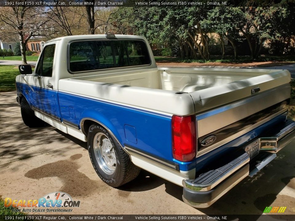 Colonial White 1991 Ford F150 XLT Regular Cab Photo #8