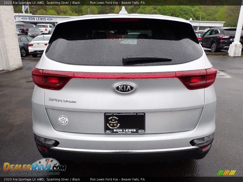 2020 Kia Sportage LX AWD Sparkling Silver / Black Photo #3