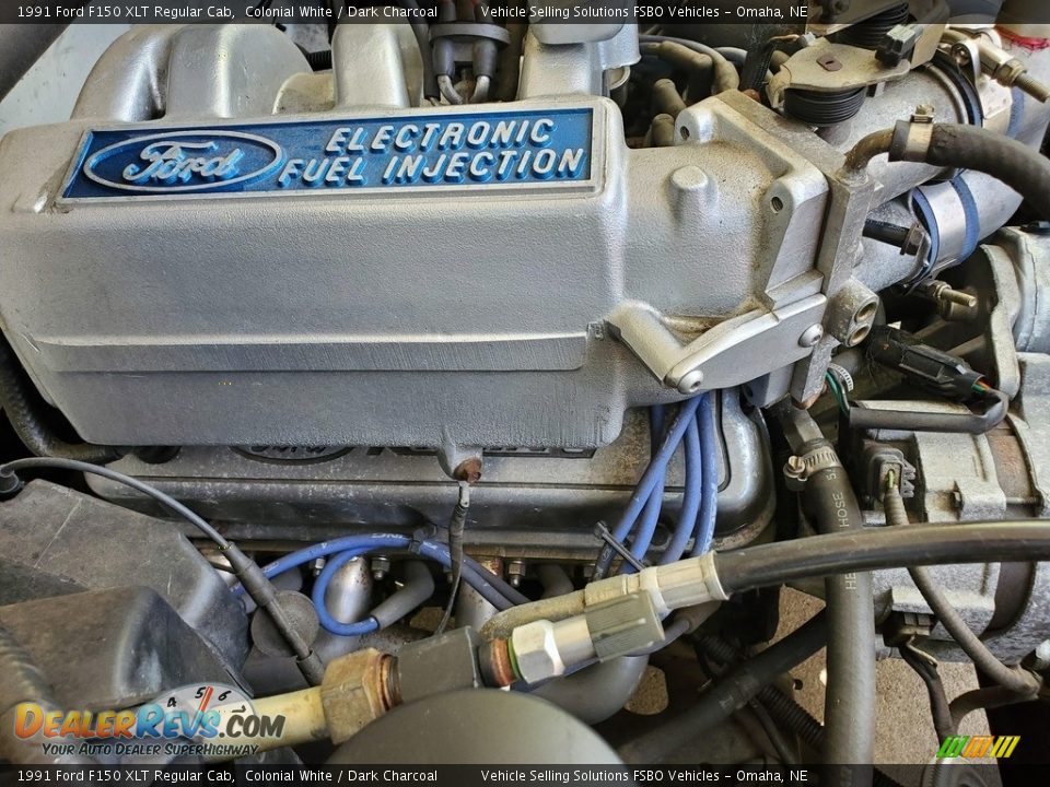 1991 Ford F150 XLT Regular Cab 5.0 Liter OHV 16-Valve V8 Engine Photo #15