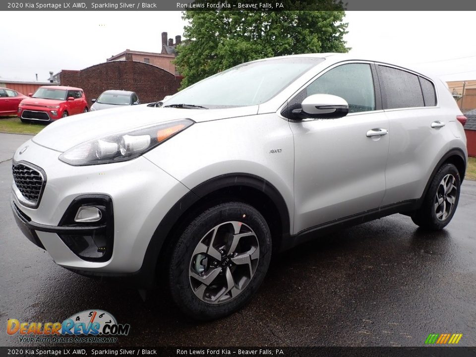2020 Kia Sportage LX AWD Sparkling Silver / Black Photo #7