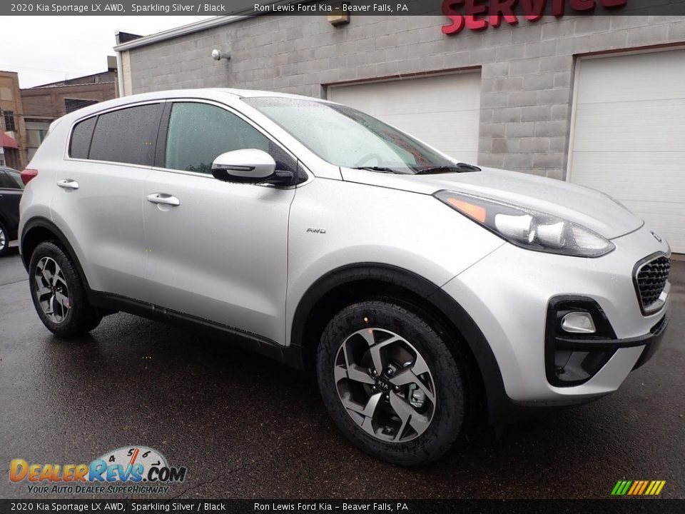2020 Kia Sportage LX AWD Sparkling Silver / Black Photo #9