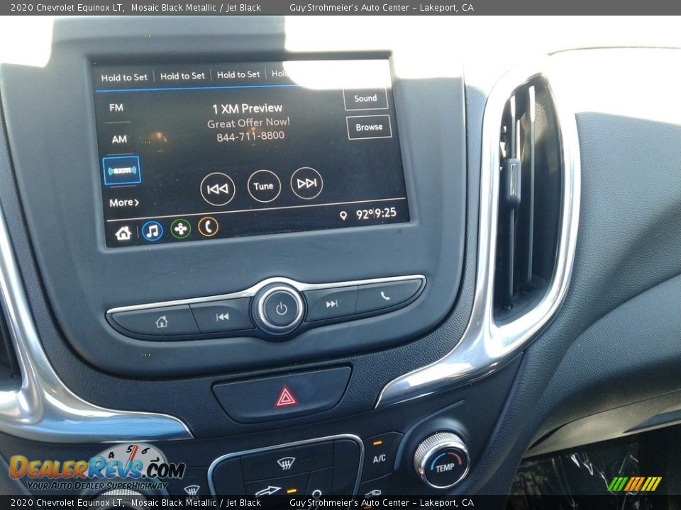 2020 Chevrolet Equinox LT Mosaic Black Metallic / Jet Black Photo #15