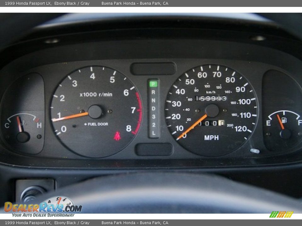 1999 Honda Passport LX Gauges Photo #19