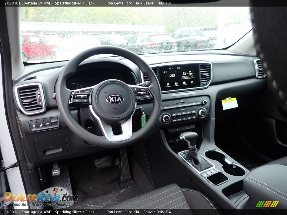 2020 Kia Sportage LX AWD Sparkling Silver / Black Photo #14