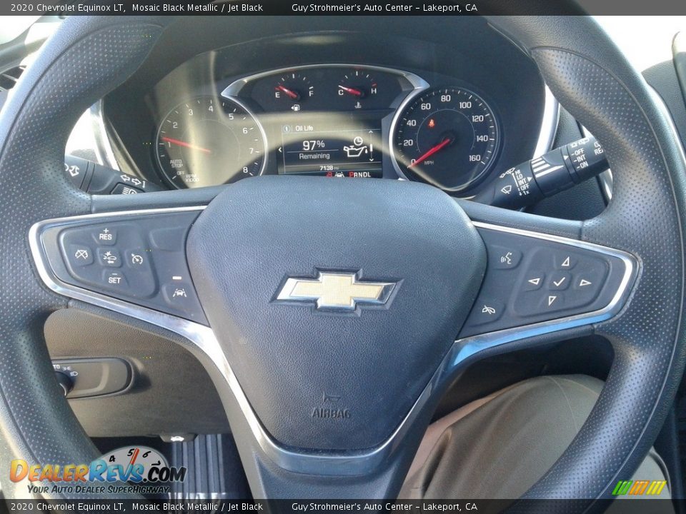 2020 Chevrolet Equinox LT Mosaic Black Metallic / Jet Black Photo #16