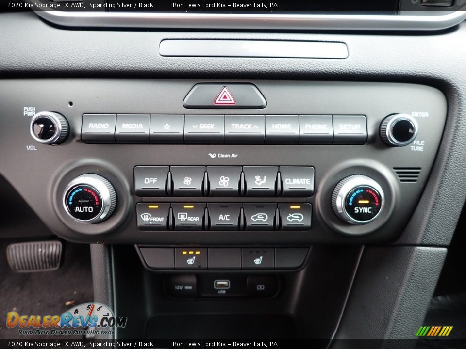 2020 Kia Sportage LX AWD Sparkling Silver / Black Photo #17