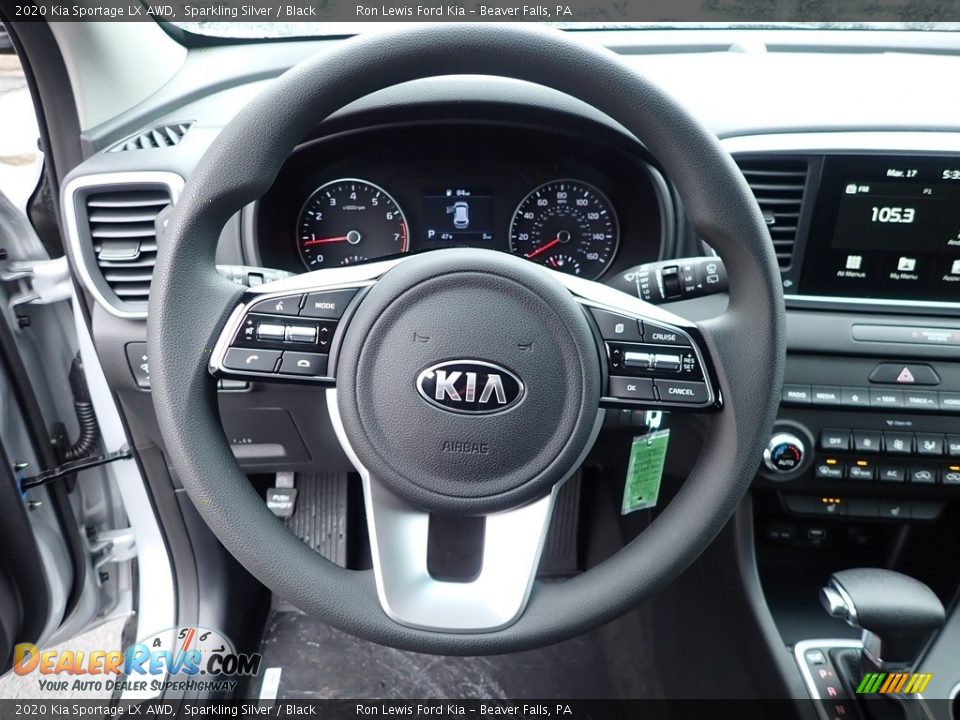 2020 Kia Sportage LX AWD Sparkling Silver / Black Photo #19