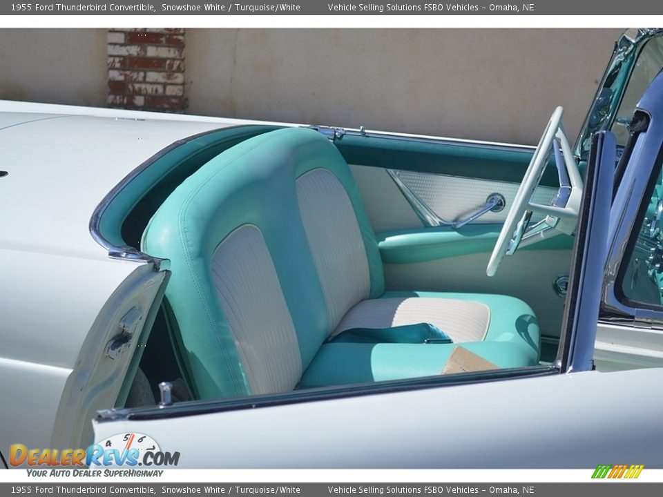 Front Seat of 1955 Ford Thunderbird Convertible Photo #6