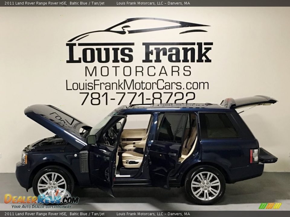 2011 Land Rover Range Rover HSE Baltic Blue / Tan/Jet Photo #1