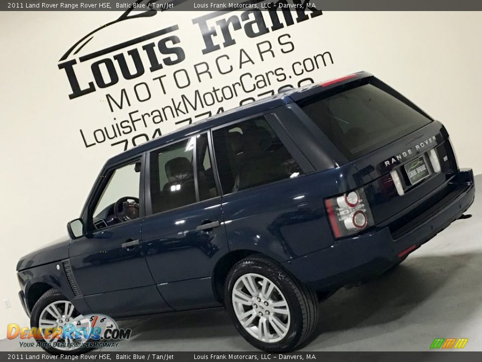 2011 Land Rover Range Rover HSE Baltic Blue / Tan/Jet Photo #3