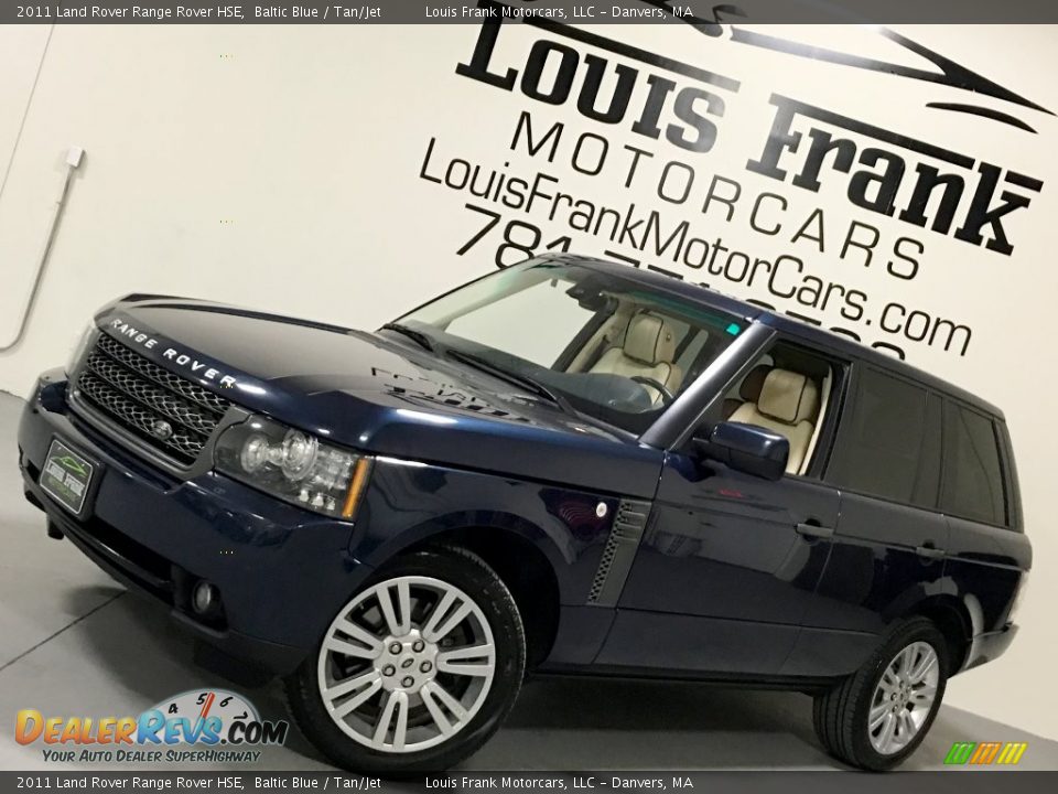 2011 Land Rover Range Rover HSE Baltic Blue / Tan/Jet Photo #4