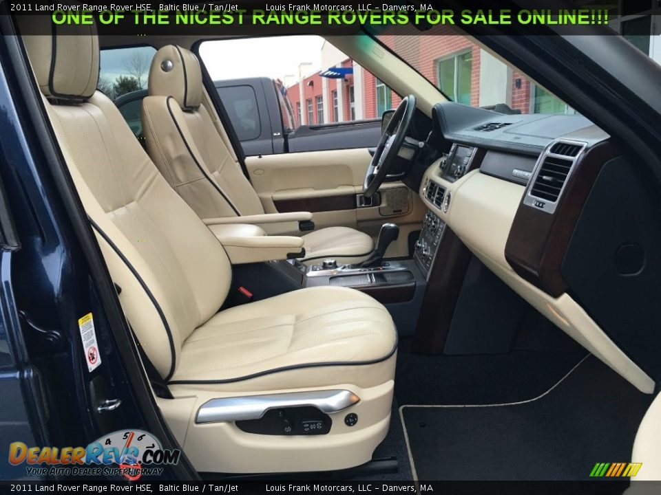 2011 Land Rover Range Rover HSE Baltic Blue / Tan/Jet Photo #13